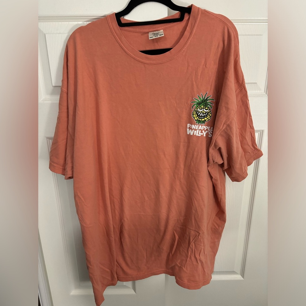 Comfort Colors “Pineapple Willys” PEACH Size 2X Women’s T-Shirt